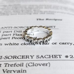 Silver Tone Dainty Elephant Ring Size 4.75